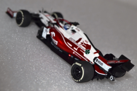 Kimi Raikkonen Alfa Romeo Orlen C41 race car Abu Dhabi Grand Prix 2021 season