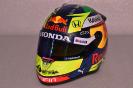 Sergio Perez Red Bull Honda helmet 2021 season