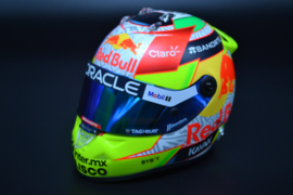 Sergio Perez Red Bull Honda mini helmet 2023 season