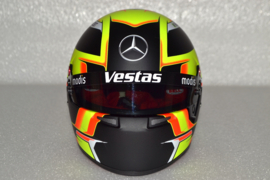 Stoffel Vandoorne Mercedes Formula E Team mini helmet 2022 season