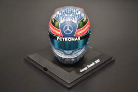 George Russell Mercedes AMG Petronas mini helmet Japanese Grand Prix 2022 season