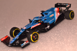 Fernando Alonso Alpine F1 Team A521 race car Bahrain grand prix 2021 season