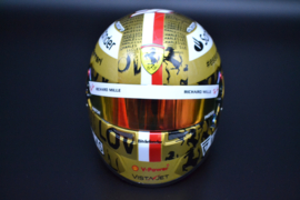 Charles Leclerc Scuderia Ferrari mini helmet Singapore grand Prix 2022 season