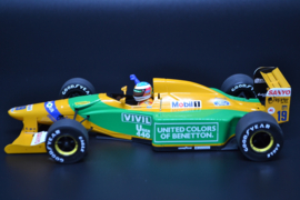 Michael Schumacher Benetton Ford B192 race car Belgium Grand Prix 1992 season