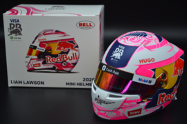Liam Lawson VISA Red Bull Cash app mini helmet 2025 season