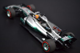 Lewis Hamilton Mercedes AMG Petronas MGP-W08 race car World Champion 2017 season