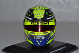 Lewis Hamilton Mercedes AMG Petronas mini helmet 2022 season