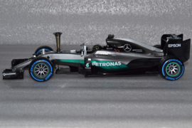 Nico Rosberg Mercedes AMG Petronas MGP-W07 race car demo run 2016 season