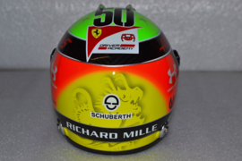 Mick Schumacher HAAS Ferrari test Abu Dhabi mini helmet 2020 season