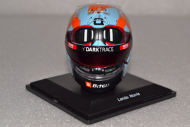 Lando Norris Mc Laren Mercedes mini helmet Monaco Grand Prix 2021 season