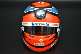 Kimi Raikkonen Alfa Romeo Orlen mini helmet Imola Grand Prix 2021 season