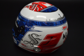 Nicholas Latifi Williams Mercedes mini helmet 2022 season