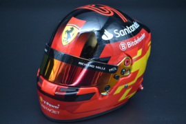 Carlos Sainz Scuderia Ferrari mini helmet 2024 season