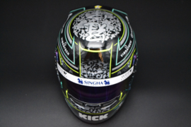 Zhou Guanyu Sauber Stake F1 Team mini helmet 2024 season