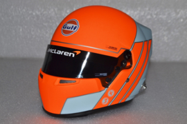 Mc Laren Team Gulf helmet Monaco Grand Prix 2021 season