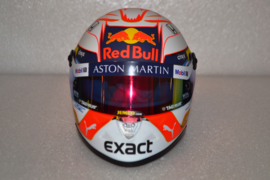 Max Verstappen Red Bull Honda helmet 2019 season