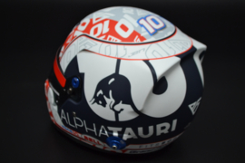 Pierre Gasly Alpha Tauri Honda mini helmet French Grand Prix 2021 season