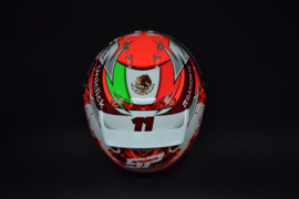 Sergio Perez Red Bull Honda mini helmet Austrian Grand Prix 2022 season