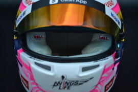 Liam Lawson VISA Red Bull Cash app mini helmet 2025 season