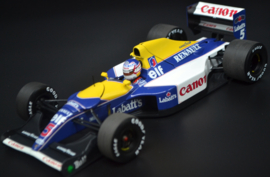 Nigel Mansell Williams Renault FW14B race car World Champion 1992 season