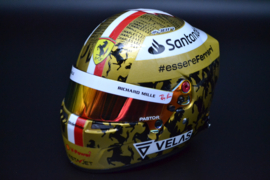 Charles Leclerc Scuderia Ferrari mini helmet Singapore grand Prix 2022 season