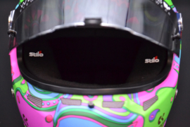 Valtteri Bottas Stake F1 Team kick Sauber mini helmet USA Grand Prix 2024 season