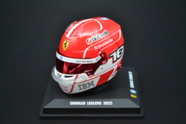 Charles Leclerc Scuderia Ferrari HP mini helmet 2025 season