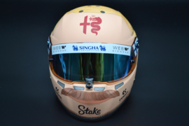 Valtteri Bottas Alfa Romeo Orlen mini helmet Bahrain Grand Prix 2023 season