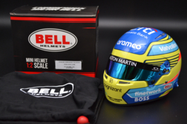 Fernando Alonso Aston Martin Cognizant F1 Team mini helmet 2024 season