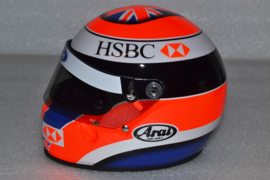 Johnny Herbert Stewart Ford helmet 1999 season signed