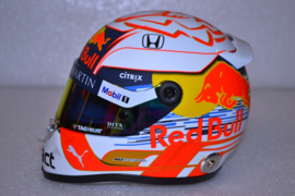 Max Verstappen Red Bull Honda helmet 2019 season