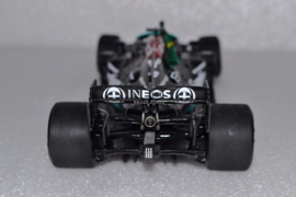 Lewis Hamilton Mercedes AMG Petronas MGP-W12 race car Brazillian Grand Prix 2021 season