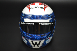 Nicholas Latifi Williams Mercedes mini helmet 2022 season