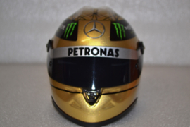 Michael Schumacher Mercedes AMG Petronas helmet Belgian Grand Prix 2011 season