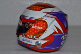Kamui Kobayashi Sauber Ferrari helmet 2012 season