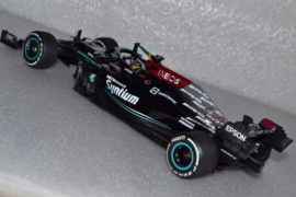Lewis Hamilton Mercedes AMG Petronas MGP-W12 race car Brazillian Grand Prix 2021 season