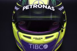 Lewis Hamilton Mercedes AMG Petronas mini helmet 2022 season