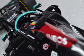 Lewis Hamilton Mercedes AMG Petronas MGP-W12 race car Qatar Grand Prix 2021 season