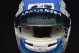 Pierre Gasly Alpha Tauri Honda mini helmet Miami Grand prix 2022 season