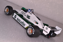 Keke Rosberg  Williams Ford FW08 race car Swiss Grand Prix 1982 season