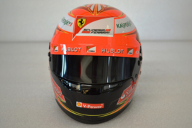 Kimi Raikkonen Scuderia Ferrari helmet 2014 season