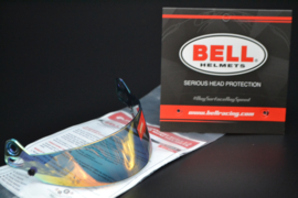 Bell mini helmet visor shield gold