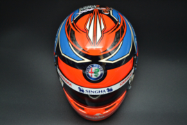 Kimi Raikkonen Alfa Romeo Orlen mini helmet Imola Grand Prix 2021 season