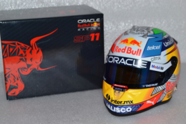 Sergio Perez Red Bull Honda helmet 2022 season