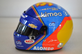 Fernando Alonso Mc Laren Chevrolet helmet Indy 500 2019