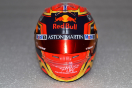 Alexander Albon Red Bull Honda helmet 2nd half of the 2019 season