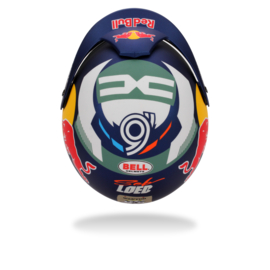 Sebastian Loeb Dacia Dakar rally mini helmet 2025 season