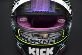 Zhou Guanyu Sauber Stake F1 Team mini helmet 2024 season