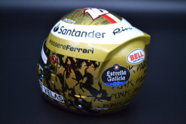 Charles Leclerc Scuderia Ferrari mini helmet Singapore grand Prix 2022 season