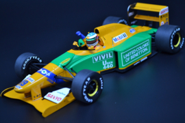 Michael Schumacher Benetton Ford B192 race car Belgium Grand Prix 1992 season